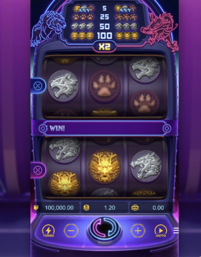 Jogando Dragon Tiger Luck na Onabet