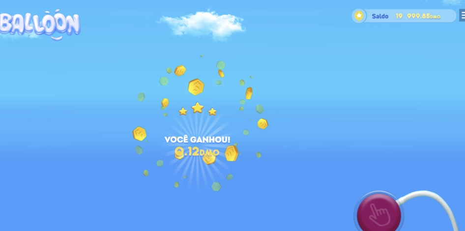 Ganhando no Jogo Balloon do Onabet Casino